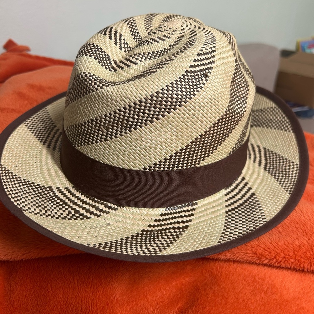 Artesanias Joselo Panama Hat with Black Band